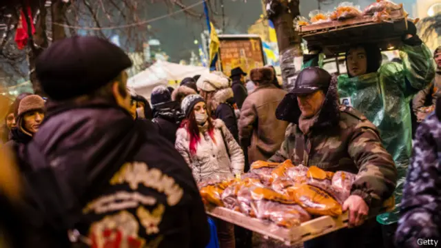 "Евромайдан": Раздача горячей еды