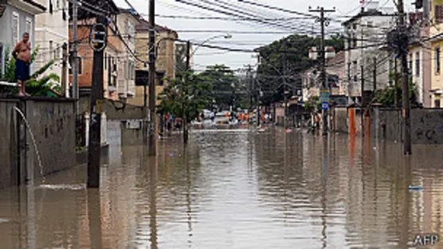 Lluvias en Río de Janeiro