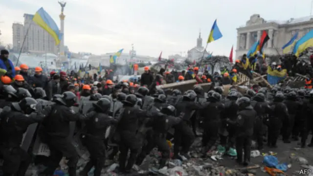 Евромайдан, штурм