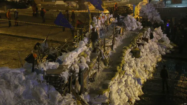 圖輯：烏克蘭抗議持續 局勢緊張