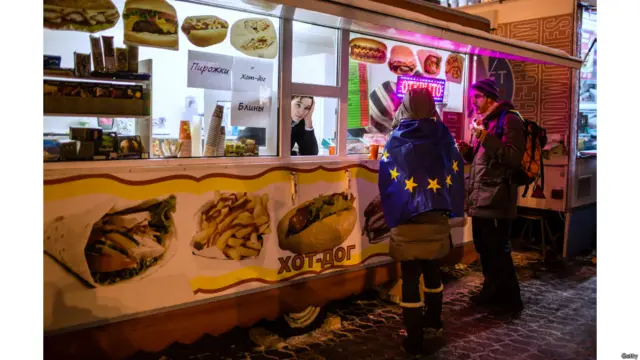 圖輯：烏克蘭抗議持續 局勢緊張