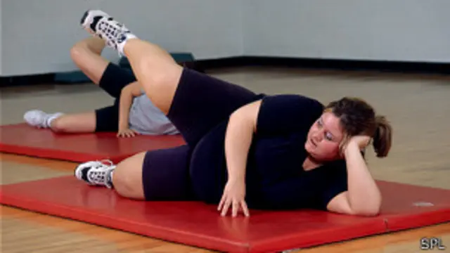 Mujer haciendo ejercicio