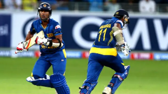 چندی مل نے 70 گیندوں پر 64 رنز بنائے اور آؤٹ نہیں ہوئے