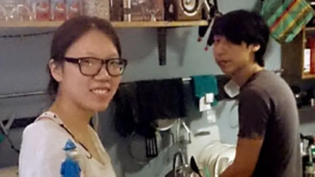 来自香港的麦静雯和古旻杰