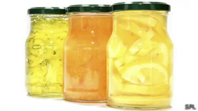 Frascos de mermelada