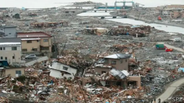 Devastación por el terremoto en Japón