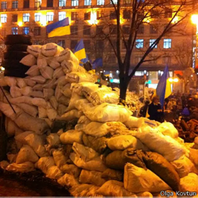 Баррикада "Евромайдана"