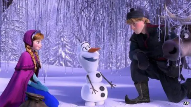 Кадр из мультфильма "Замороженные"