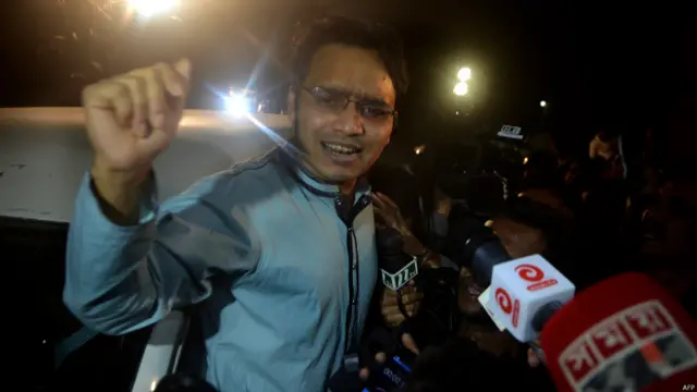 عبد القادر ملّا کے بیٹے حسن جمیل نے اپنے والد سے آخری بار ملنے کے بعد میڈیا سے بات کی۔