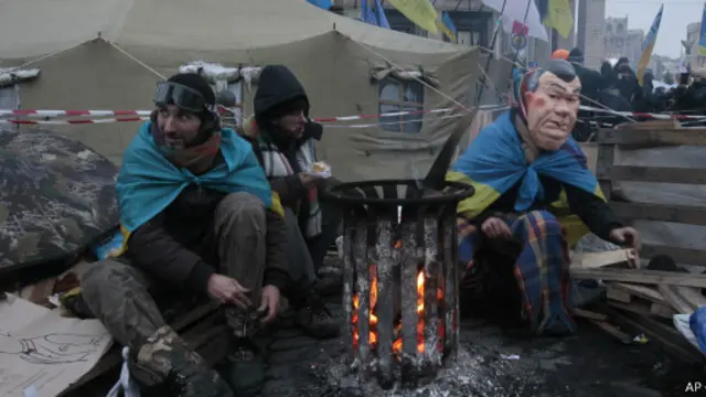 Протестующие Евромайдана