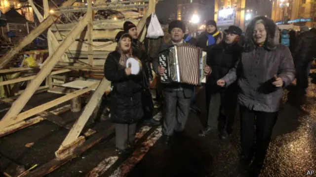 Участники Евромайдана