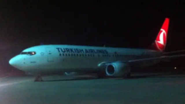 طائرة تابعة للخطوط التركية