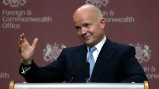 विलियम हेग, ब्रिटेन