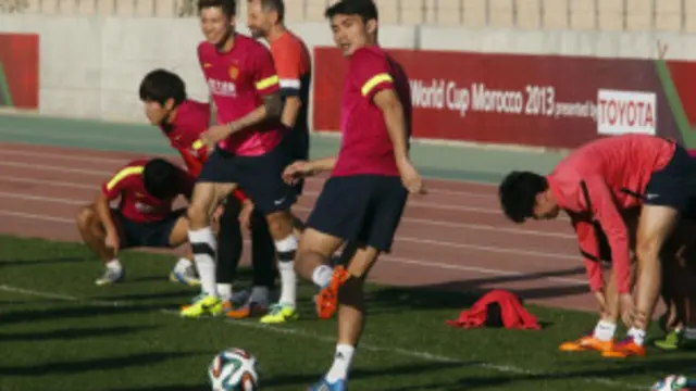 郑智和球队在备战