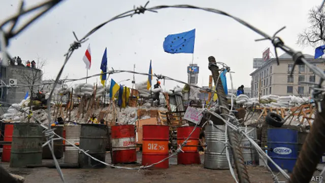 Евромайдан, баррикады