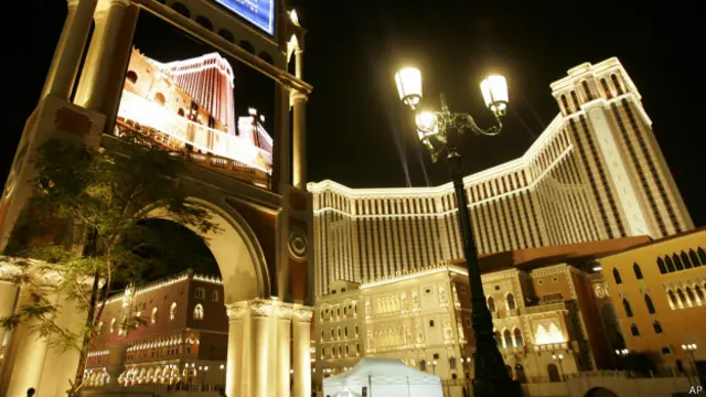 Cassino em Macau, que foi operado pela Las Vegas Sands (AP)