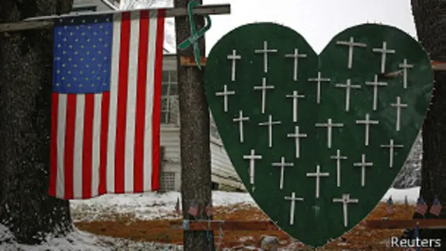 सैंडी हुक स्कूल में घटना में मारे गए बच्चों का स्मृति स्थल