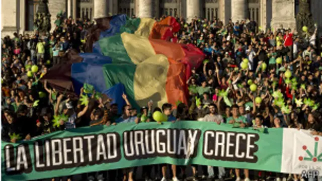 Marcha por la legalización de la marihuana en Montevideo, Uruguay
