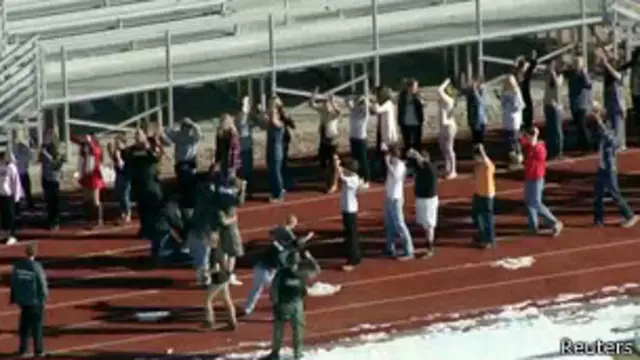 Ученики школы в городке Сентенниал, штат Колорадо