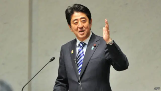 Thủ tướng Nhật Bản Shinzo Abe phát biểu tại hội nghị hôm 14/12