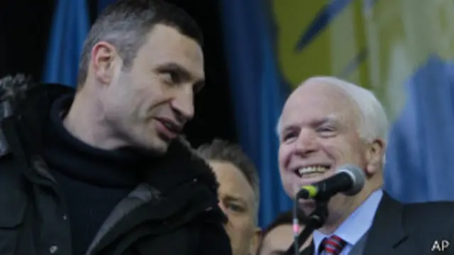 Виталий Кличко и Джон Маккейн