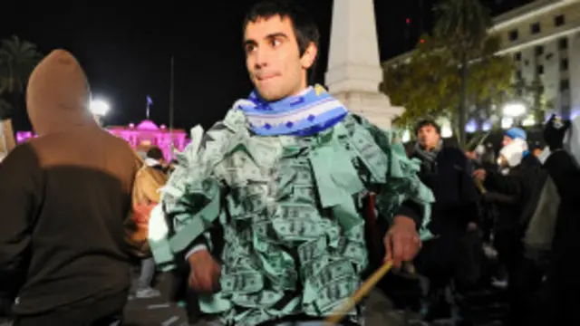 Protesta en Argentina