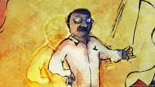 आशीष धवन, रेखांकन- अनीता बालचंद्रन