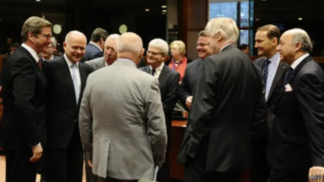 Ряд министров иностранных дел стран Европы