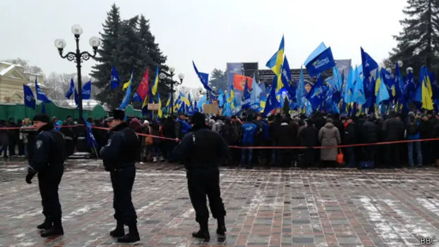 Сторонники Виктора Януковича