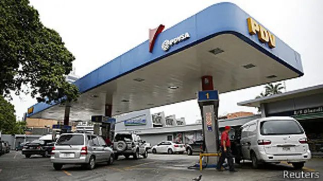 Estación de gas en Venezuela