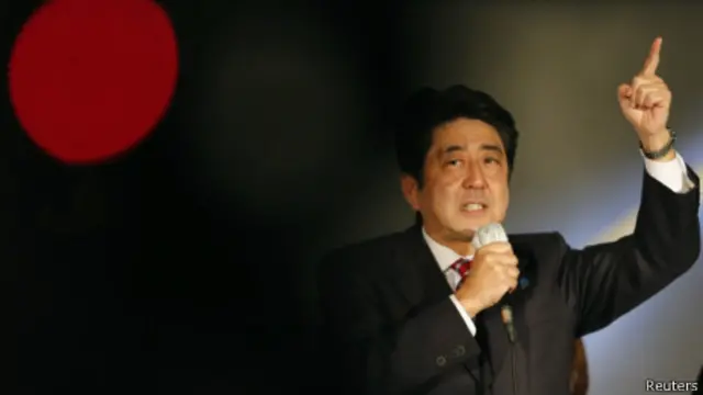 日本首相安倍晉三（資料照片，15/12/2012）