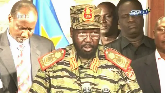 الرئيس سيلفا كير وجه اللوم في أحداث العنف للموالين لنائبه المبعد عن منصبه.