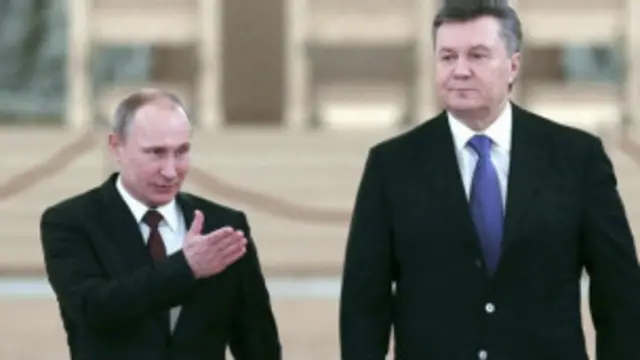 Yanucovych y Putin