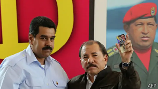 Nicolás Maduro y Daniel Ortega