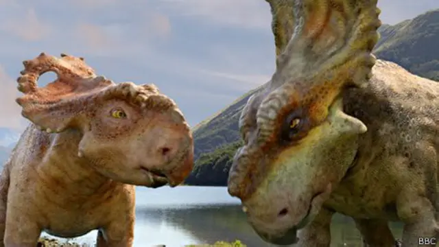 Кадр фильма "прогулки с динозаврами"