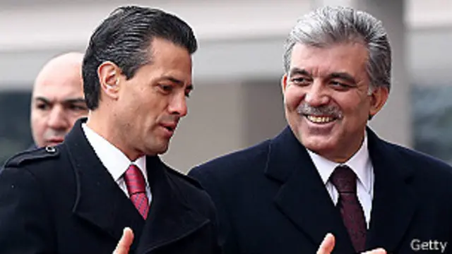 Enrique Peña Nieto y Abdullah Gul