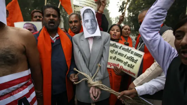 देवयानी मामले में अमरीका का विरोध