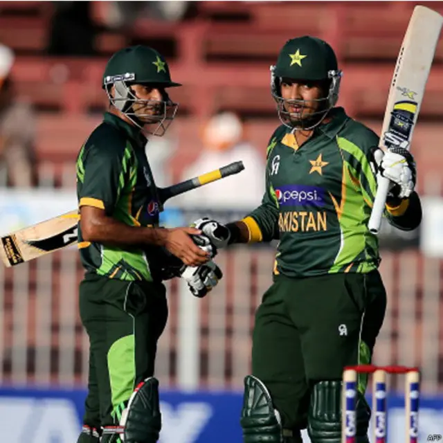 شرجیل 61 اور صہیب 73 رنز بنا کر آؤٹ ہوئے