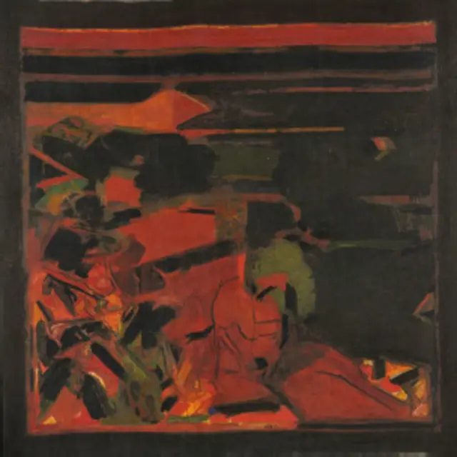 ایس ايچ رضا کی یہ پینٹنگ بھی اس نیلامی کا حصہ ہے