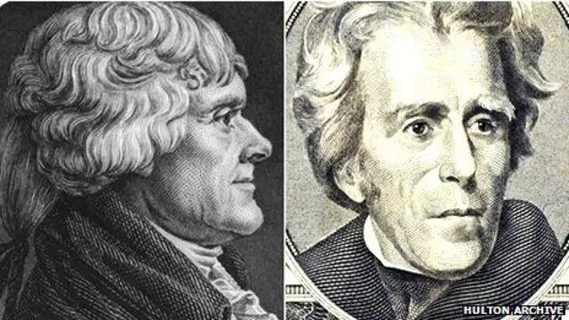 Andrew Jackson y Thomas Jefferson
