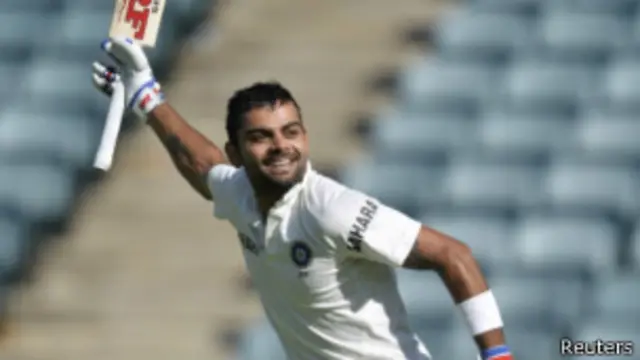 بھارت کی جانب سے وراٹ کوہلی کے علاوہ کوئی کھلاڑی بھی جم کر نہ کھیل سکا