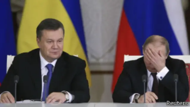 Владимир Путин и Виктор Янукович