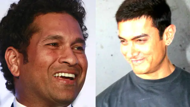 आमिर ख़ान और सचिन तेंदुलकर