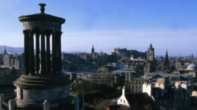 蘇格蘭愛丁堡遠眺