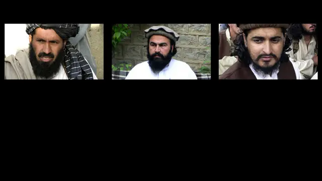 (De izda. a dcha.) Mullah Nazir, Waliur Rehman and Hakimullah Mehsud. AP
