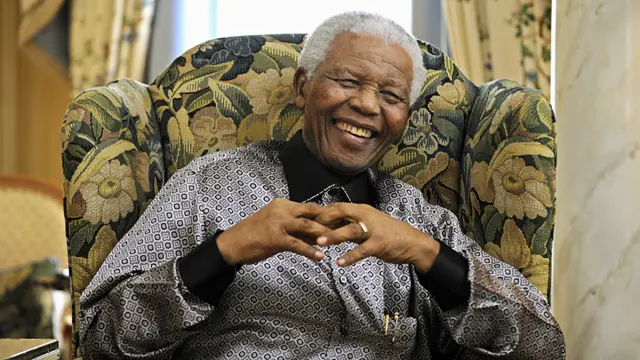 Nelson Mandela. AFP