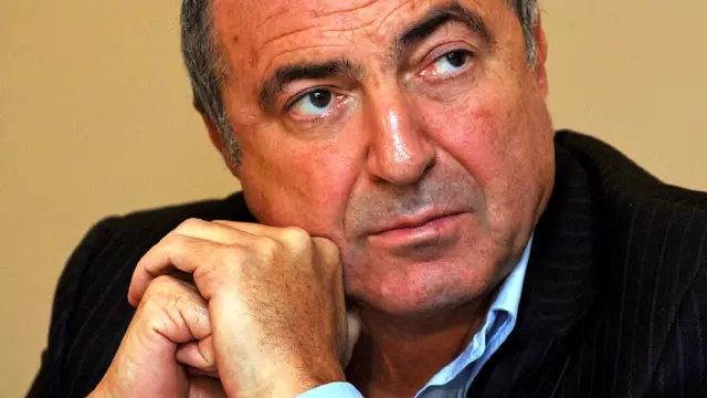 Boris Berezovsky en una conferencia de prensa en el primer aniversario de la muerte de su amigo Alexander Litvinenko. 2006. Pensilvaniaary of the death of his friend Alexander Litvinenko. 2006. PA