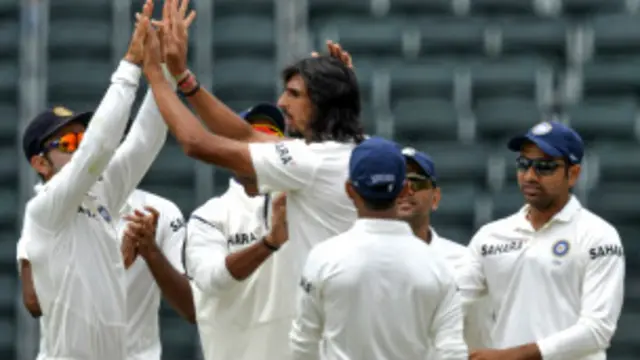 ایشانت شرما نے جنوبی افریقہ کے تین کھلاڑیوں کو آؤٹ کیا