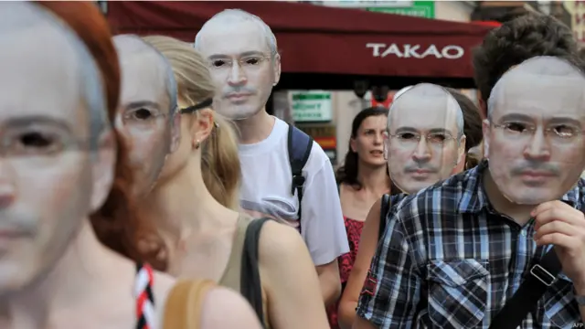 Демонстрация в поддержку Михаила Ходорковского