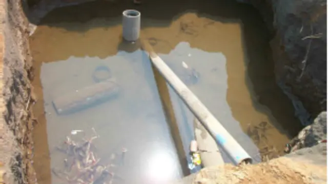 Poço de onde água servida a operários era retirada (foto: Arquivo pessoal)